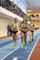 Chuvashia Indoor Cup 2013. 800m. Yekaterina Poistogova and Marina Pospelova
