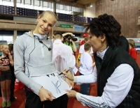 Darya Klishina. Russian Winter 2013. Master-class. With Galina Chistyakova