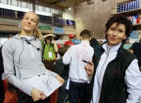 Darya Klishina. Russian Winter 2013. Master-class. With Galina Chistyakova