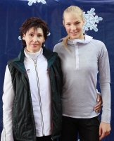 Darya Klishina. Russian Winter 2013. With Galina Chistyakova