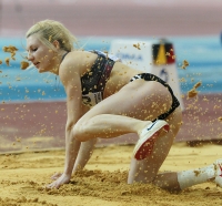 National Indoor Championships 2013 (Day 2). Long Jump. Yekaterina Levitskaya