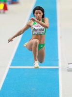European Indoor Championships 2013. Göteborg, SWE. 3 March. Triple jump. Patrícia Mamona, POR