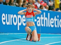 Kseniya Ustalova. European Indoor Championships 2013, Goteborg