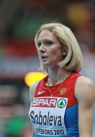 Yelena Soboleva. European Indoor Championships 2013, Goteborg. 1500m