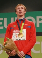Sergey Mudrov. High Jump European Indoor Champion 2013, Goteborg