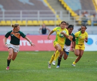Photos of Rugby World Cup Sevens 2013. Woman. Australia  South Africa