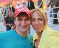 Dmitriy Tarabin. Russian Champion 2013. With Mariya Abakumova