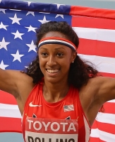 Brianna Rollins. 100 m hurdles World Champion 2013