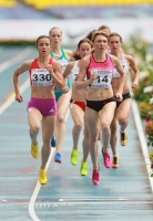 Russian Championships 2013. 1 Day. 800m. Anna Konovalova (330), Yekaterina Sharmina (14)