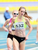 Russian Championships 2013. 1 Day. 800m. Yekaterina Kupina (532), Marina Pospelova (143) 
