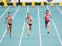 Russian Championships 2013. 1 Day. 100 Metres. Natalya Rakachyeva (760), Yekaterina Kuzina (47), Valentina Karnaukhova (329)