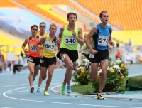 Russian Championships 2013. 1 Day. 5000 Metres. Final. Yevgeniy Bushkov ( 274), Segey Nechpay ( 340), Aleksey Poltanov ( 663), Yevgeniy Kunts ( 676)