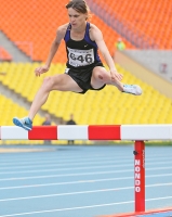 Russian Championships 2013. 1 Day. 3000 m steeple. Lyudmila Lebedeva