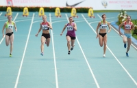 Russian Championships 2013. 2 Day. 100m. Semi-Final. Yekaterina Kuzina ( 47), Olga Kharitonova ( 358), Yelena Kozlova ( 672), Anna Yegorova ( 690), Svetlana Skorykh ( 629) 