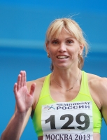 Natalya Rusakova. Silver 100m Russian Championships 2013