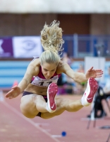 Darya Klishina. Russian Indoor Championships 2014