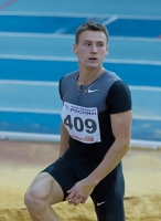 Pavel Shalin. Long Jump Russian Indoor Champion 2014