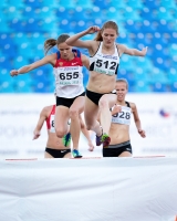 Russian Championships 2014, Kazan. Day 1. 3000m steep. Natalya Pendyukhova ( 655), Olga Kiryakova ( 512)