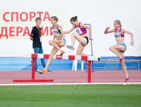 Russian Championships 2014, Kazan. Day 1. 3000m steep. Natalya Aristarkhova ( 367), Lyudmila Lebedeva ( 979), Yekaterina Sokolenko ( 378)