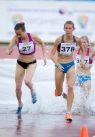 Russian Championships 2014, Kazan. Day 1. 3000m steep. Yeketina Sokolenko ( 378), Natalya Vlasova ( 27)