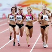 Russian Championships 2014, Kazan. Day 2. 800 Metres. Final. Irina Marachyeva ( 849), Marina Pospelova ( 58), Svetlana Karamasheva ( 441), Svetlana Rogozina ( 23)