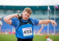 Russian Championships 2014, Kazan. Day 2. Shot Put. Anton Lyuboslavskiy