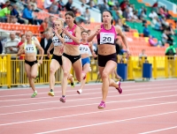 Russian Championships 2014, Kazan. Day 3. 200 Metres. Semi-Final. Yelena Aksyenova ( 672), Anastasiya Kocherzhova ( 476), Yelizaveta Savlinis ( 20)