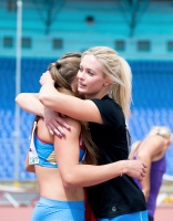 Russian Championships 2014, Kazan. Day 4. Javelin Throw. Viktoriya Sudarushkina and Yevgeniya Ananchenko