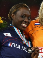 European Athletics Championships 2014 /Zurich, SUI. Awards ceremony of winners and prize-winners. 100 Metres Champion is silver is Myriam SOUMARÉ. FRA