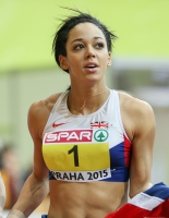 Katarina Johnson-Thompson. Pentathlon European Indoor Champion 2015, Praha
