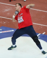 Prague 2015 European Athletics Indoor Championships. Shot Put Men Qualifying Rounds. Ladislav PRÁŠIL, CZE
