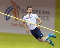 Prague 2015 European Athletics Indoor Championships. Pole Vault Men Final. Valentin LAVILLENIE, FRA