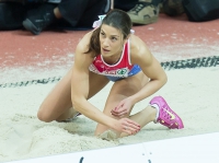 Prague 2015 European Athletics Indoor Championships. Long Jump Women Final. Ivana ŠPANOVIC, SRB