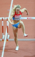 Prague 2015 European Athletics Indoor Championships. 60m Hurdles Semifinals. Nina MOROZOVA, RUS