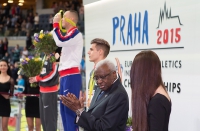 Prague 2015 European Athletics Indoor Championships. Medal Ceremony.