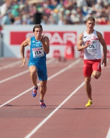 6th European Athletics Team Championships 2015. 100 m. Massimiliano Ferraro, ITA, Przemysław Słowikowski, POL
