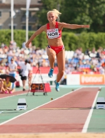 6th European Athletics Team Championships 2015. Trople Jump. Monika Benserud, NOR