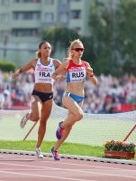 6th European Athletics Team Championships 2015. 800m. Renelle Lamote, FRA and Anastasiya Bazdyreva, RUS