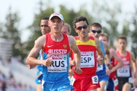 6th European Athletics Team Championships 2015. 5000m. Anatoliy Rybakov, RUS, Volodymyr Kyts, UKR, Jamel Chatbi, ITA, Jesús España, ESP