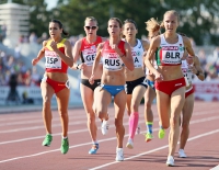 6th European Athletics Team Championships 2015. 3000m. Sviatlana Kudzelich, BLR, Yelena Korobkina, RUS, Clémence Calvin, FRA, Lidia Rodríguez, ESP, Maren Kock, GER