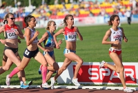 6th European Athletics Team Championships 2015. 3000m. Sofia Ennaoui, POL, Yelena Korobkina, RUS, Clémence Calvin, FRA, Nataliya Tobias, UKR, Maren Kock, GER