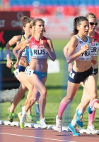 6th European Athletics Team Championships 2015. 3000m. Yelena Korobkina, RUS, Clémence Calvin, FRA