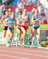 6th European Athletics Team Championships 2015. 3000m. Lauren Deadman, GBR, Sviatlana Kudzelich, BLR, Nataliya Tobias, UKR