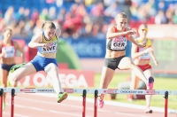 6th European Athletics Team Championships 2015. 400 m hurdles. Christiane Klopsch, GER, Elise Malmberg, SWE