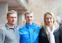 Konstantin Tolokonnikov. With Igor Tolokonnikov and Olga Nazarova