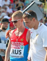 Konstantin Tolokonnikov. European Team Championships 2015. With Yuriy Borzakovskiy