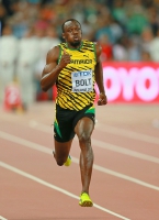 Usain Bolt. World Championships 2015, Beijing. 100m