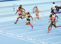 Tianna Bartoletta. World Indoor Bronzes 2014 on 60m