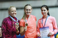 Russiun Indoor Championships 2016. 60 Metres Hurdles. Nina Morozova, Mariya Aglitskaya, Anastasiya Nikolayeva