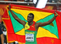Kirani James. World Championships Bronze Medallist 2015